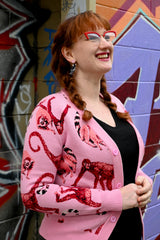 Monkeys and Lemurs Cardigan