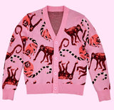 Monkeys and Lemurs Cardigan