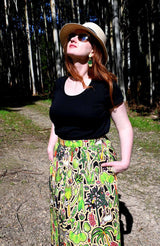 Rainbow Safari skirt with pockets