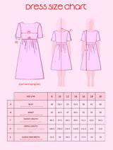 Black Insect Jars Smock Dress