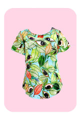 Leafy Eyes Top - Strebor Clothing
