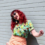 Leafy Eyes Top - Strebor Clothing