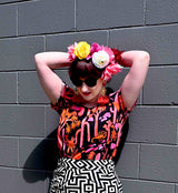 Scarlet Palm Springs Top - Strebor Clothing