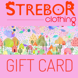 gift cards / strebor clothing 