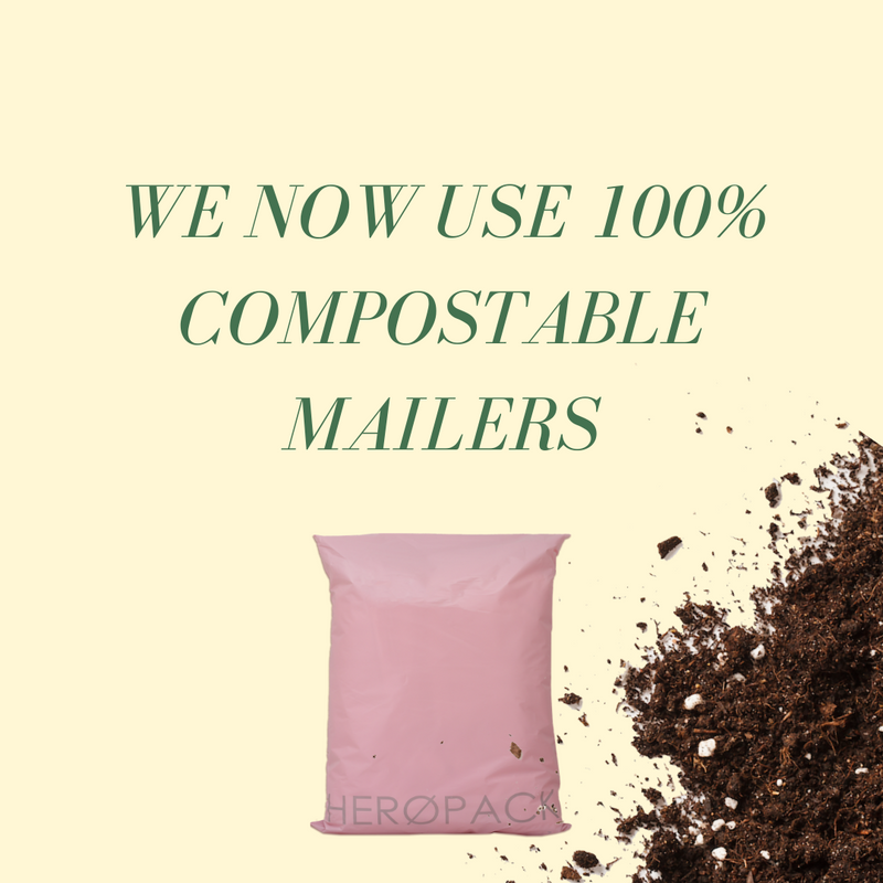 Hero Packaging - 100% compostable mailing bags