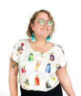 Ceremonial Beasts Top - Strebor Clothing / plus size colourful clothing