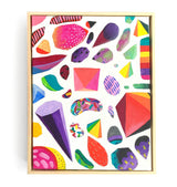 Confetti & Gems Painting (37cm x 30cm) - Strebor Clothing
