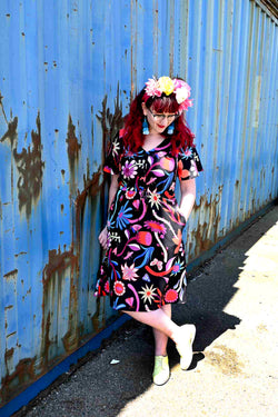 Desert Floral Dress - Strebor Clothing