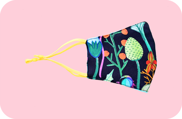Midnight Garden Mask - Strebor Clothing