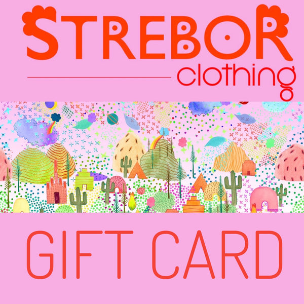 gift cards / strebor clothing 