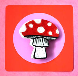 Mushroom Brooch Brooch